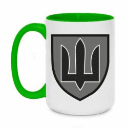 Кружка двухцветная 420ml Генеральный штаб Украины - PrintSalon