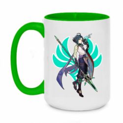 Чашка двокольорова велика Genshin Impact Xiao - PrintSalon