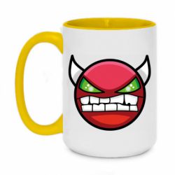 Чашка двухцветная 420ml Geometry Dash Demon