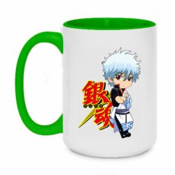 Чашка двухцветная 420ml Гинтама Мальчик