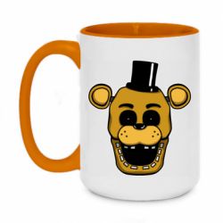 Чашка двухцветная 420ml Голова Фнафа - PrintSalon