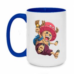 Чашка двухцветная 420ml Chopper Tony Tony with a smile - PrintSalon
