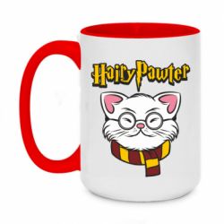 Чашка двухцветная 420ml Harry Potter cat - PrintSalon