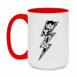 Чашка двокольорова велика Harry Potter symbols - PrintSalon