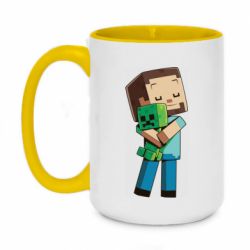 Чашка двокольорова велика Heroes from Minecraft - PrintSalon