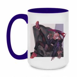 Чашка двухцветная 420ml Hey, Power