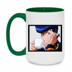 Чашка двухцветная 420ml Higashikata Josuke drinking tea