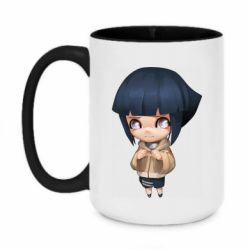Чашка двухцветная 420ml Хината Чиби Арт - PrintSalon