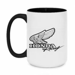 Чашка двухцветная 420ml Honda Racing art - PrintSalon