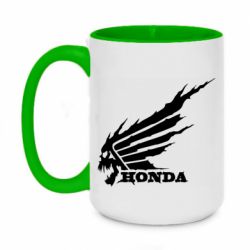 Чашка двухцветная 420ml Honda skull - PrintSalon