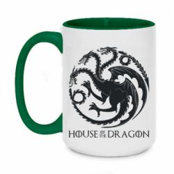 Чашка двокольорова велика House Of The Dragon Logo - PrintSalon
