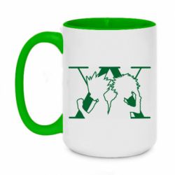 Чашка двухцветная 420ml Hunter X Hunter Line Art