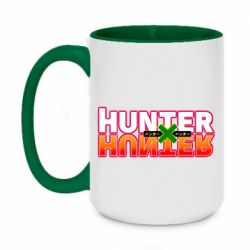 Чашка двухцветная 420ml Hunter x Hunter logo