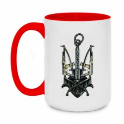 Чашка двухцветная 420ml Иду на вы - PrintSalon