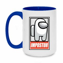 Чашка двухцветная 420ml Impostor AmongUs-PrintSalon Чашка двухцветная 420ml Impostor AmongUs