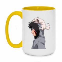 Чашка двокольорова велика Инузука Кіба та Акамару - PrintSalon