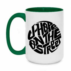 Чашка двухцветная 420ml J-HOPE - PrintSalon