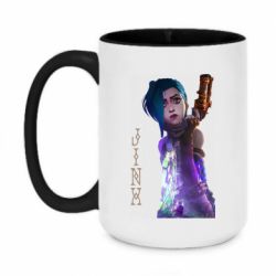 Чашка двухцветная 420ml Jinx Arcane - PrintSalon