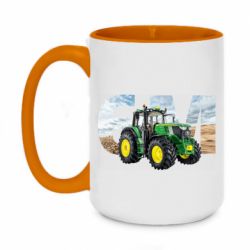 Чашка двухцветная 420ml John Deer 6M - PrintSalon