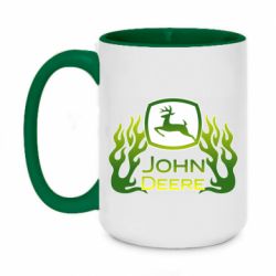 Чашка двокольорова велика John Deer Art - PrintSalon