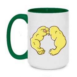 Чашка двухцветная 420ml Кач - PrintSalon