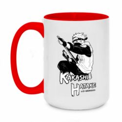 Чашка двухцветная 420ml Kakashi Hatake art - PrintSalon