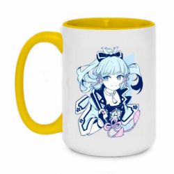 Чашка двухцветная 420ml Kamisato Ayaka - PrintSalon