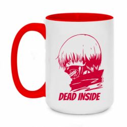 Чашка двухцветная 420ml Kaneki Dead Inside - PrintSalon
