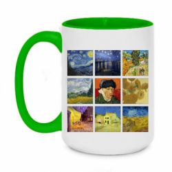Чашка двухцветная 420ml Картины Ван Гога - PrintSalon