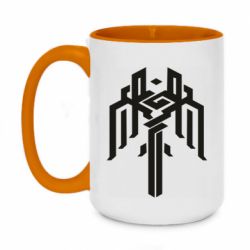 Чашка двухцветная 420ml Kirkwall symbol - PrintSalon