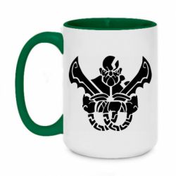 Чашка двухцветная 420ml Kratos silhouette - PrintSalon