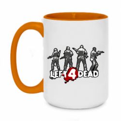Чашка двокольорова велика Left 4 Dead Gang - PrintSalon