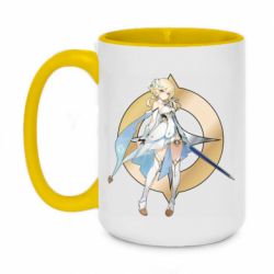 Чашка двухцветная 420ml Lumine Genshin Impact - PrintSalon