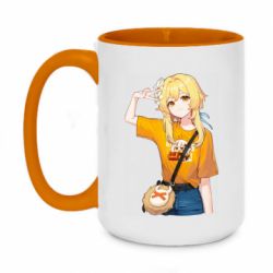 Чашка двокольорова велика Люмін - PrintSalon