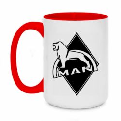 Чашка двухцветная 420ml Man Art - PrintSalon