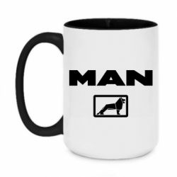 Чашка двухцветная 420ml MAN - PrintSalon
