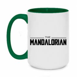 Чашка двокольорова велика Mandalorian logo - PrintSalon