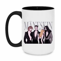 Чашка двухцветная 420ml Манескин - PrintSalon