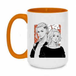 Чашка двухцветная 420ml Manjiro And Draken - PrintSalon