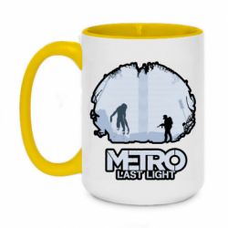Чашка двухцветная 420ml METRO last light atr - PrintSalon