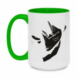 Чашка двухцветная 420ml Monkey Dee Luffy - PrintSalon