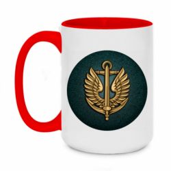 Чашка двокольорова велика Морські піхотинці - PrintSalon