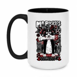 Чашка двухцветная 420ml Mr pickles the dog - PrintSalon