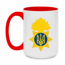 Кружка двухцветная 420ml Національна гвардія України - PrintSalon