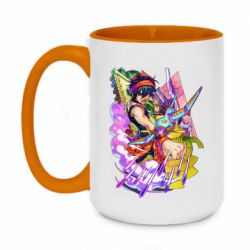 Чашка двухцветная 420ml Наранча Гирга