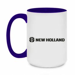 Чашка двокольорова велика New Holland логотип - PrintSalon