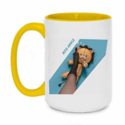 Чашка двухцветная 420ml Nice angle-PrintSalon Чашка двухцветная 420ml Nice angle