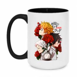 Чашка двухцветная 420ml Обещанный Неверленд арт - PrintSalon