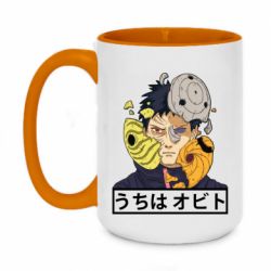 Чашка двокольорова велика Obito - PrintSalon