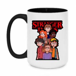 Чашка двухцветная 420ml ОСД Друзья вместе - PrintSalon